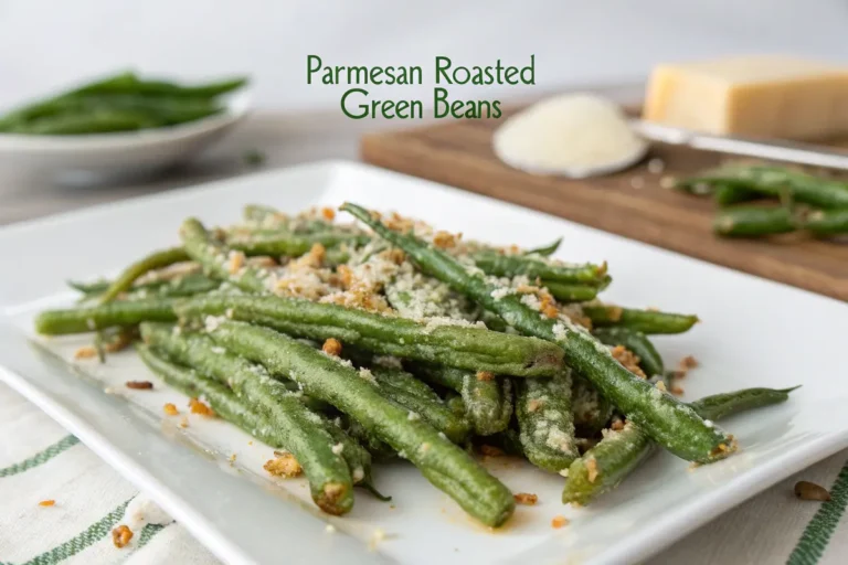 parmesan roasted green beans