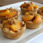 peach cobbler cookie cups