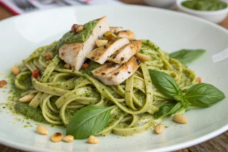 pesto chicken pasta