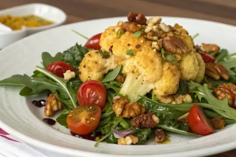 roasted cauliflower salad