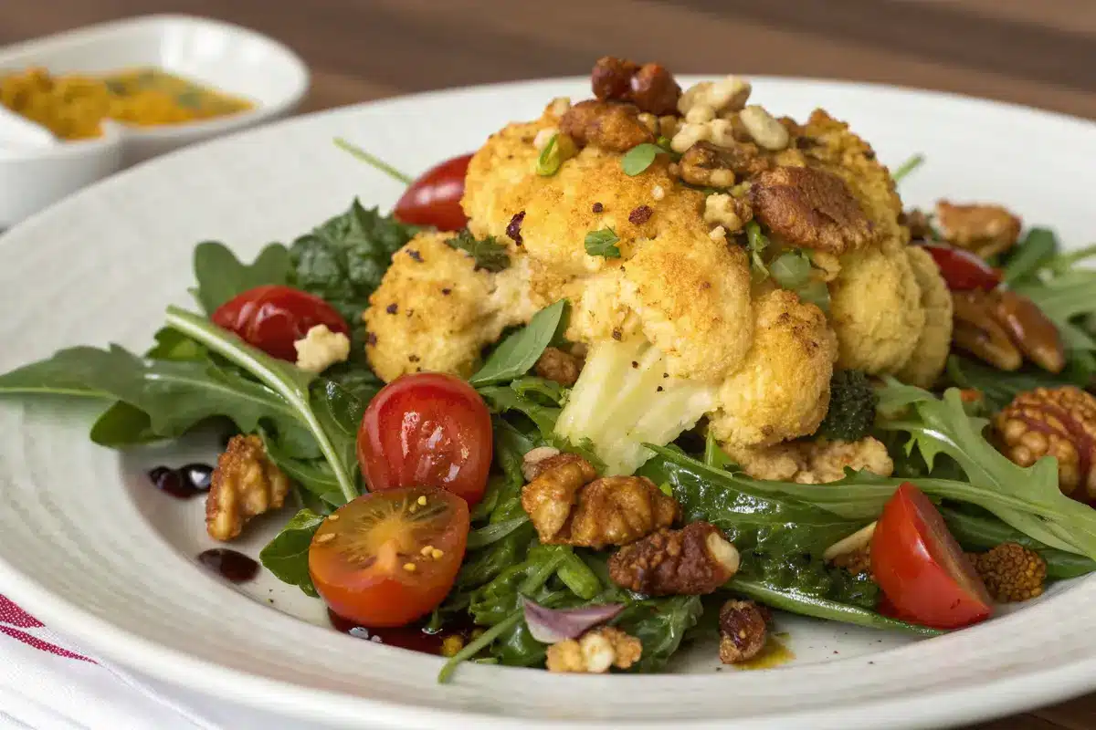 roasted cauliflower salad