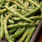 roasted green beans