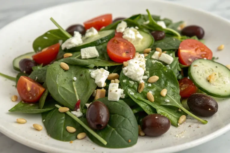 sicilian spinach salad