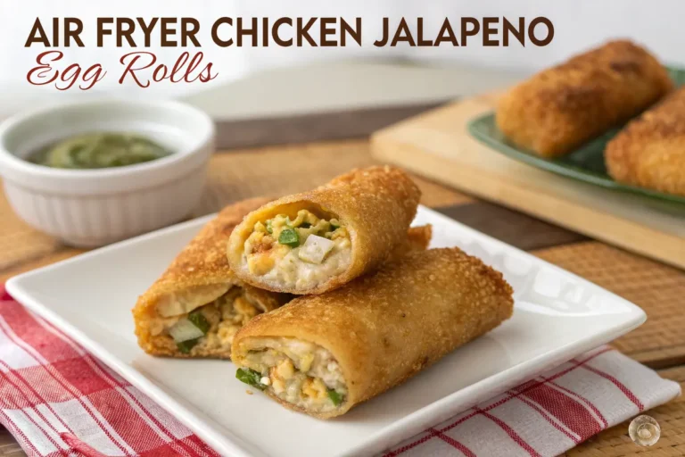Air Fryer Chicken Jalapeño Egg Rolls