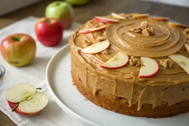 apple cake caramel frosting
