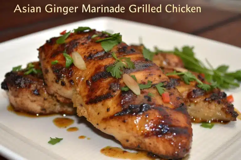 asian ginger marinade grilled chicken