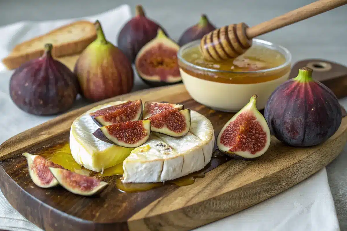 Baked Brie with Figs and Honey