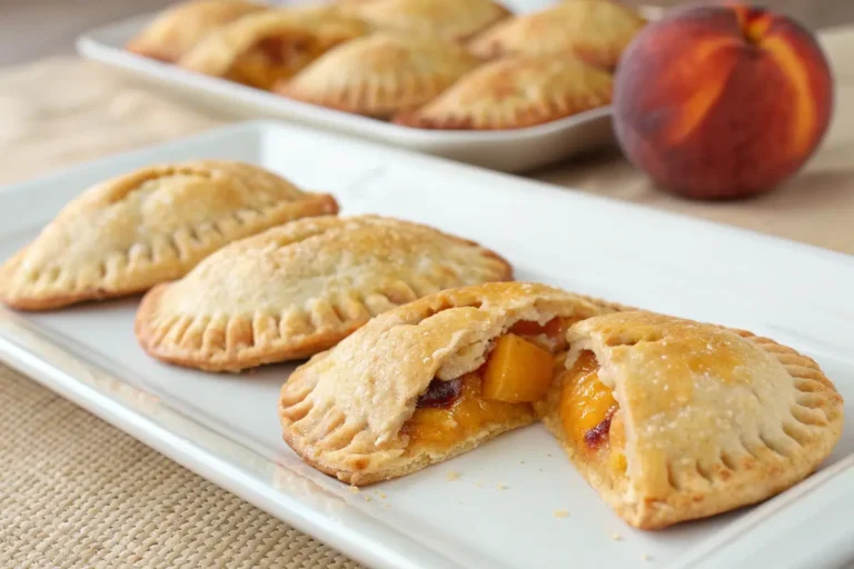 baked peach hand pies