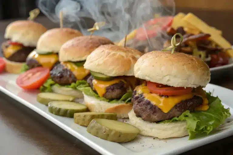 Beef Cheddar Sliders