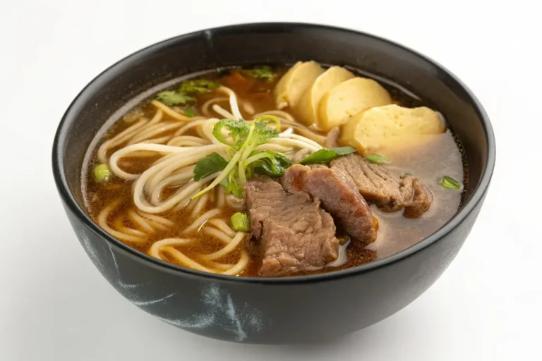 Beef Ginger Noodle Soup