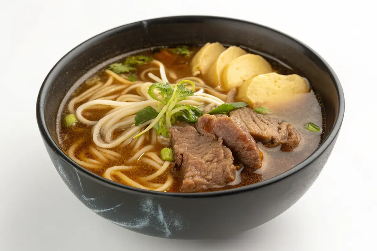 Beef Ginger Noodle Soup