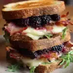 blackberry bacon sandwich