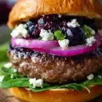 blueberry burgers