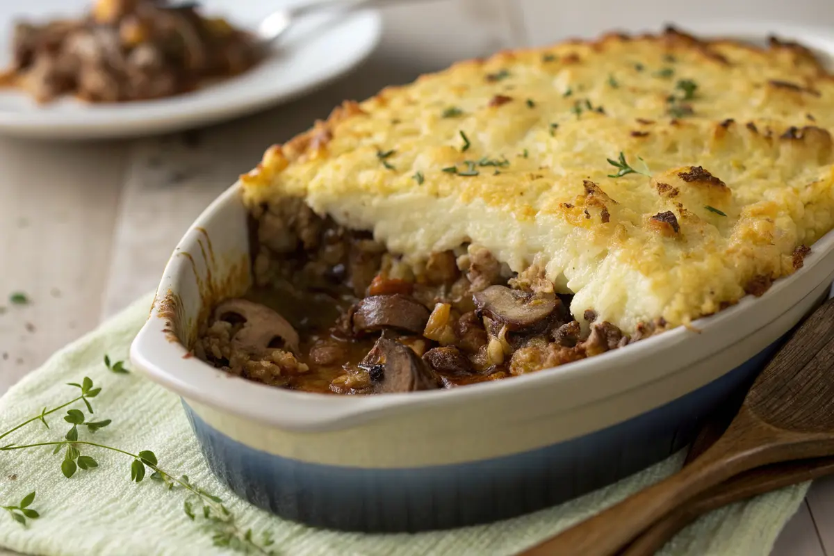 Brown Butter Mushroom Shepherd’s Pie