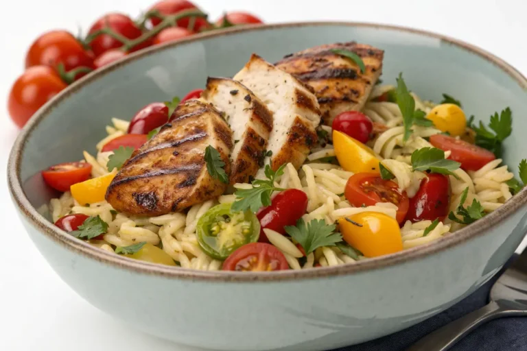 Cajun Chicken Orzo Salad
