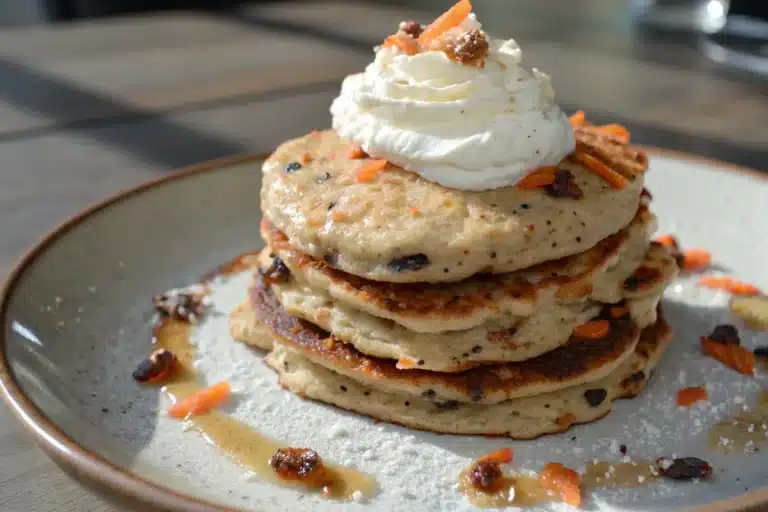 carrot cake pancakes