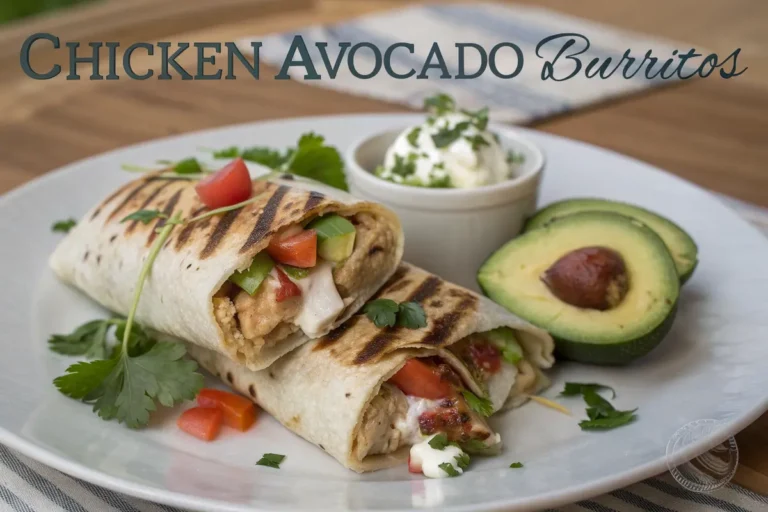 Chicken Avocado Burritos
