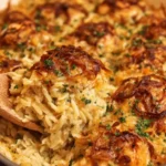 chicken orzo bake