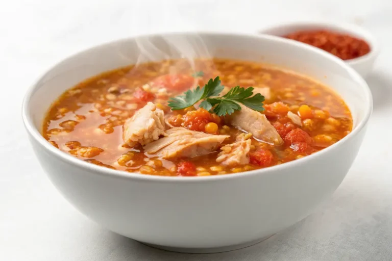 Chicken Red Lentil Soup