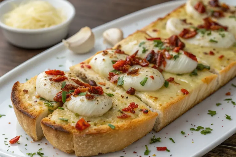 Chili Garlic Mozzarella Bread
