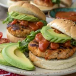 Chipotle Chicken Burgers