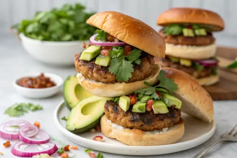 Chipotle Poblano Burgers