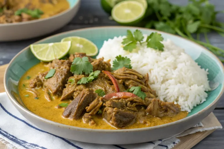 Coconut Curry Shredded Beef