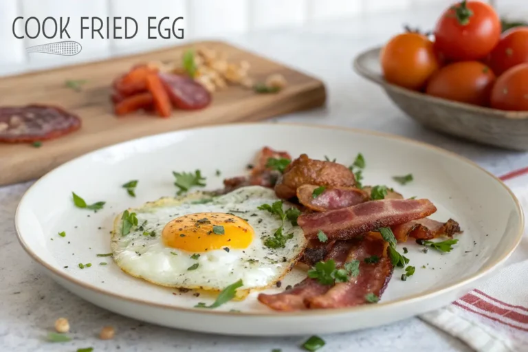 cook fried egg
