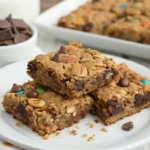 flourless monster cookie bars