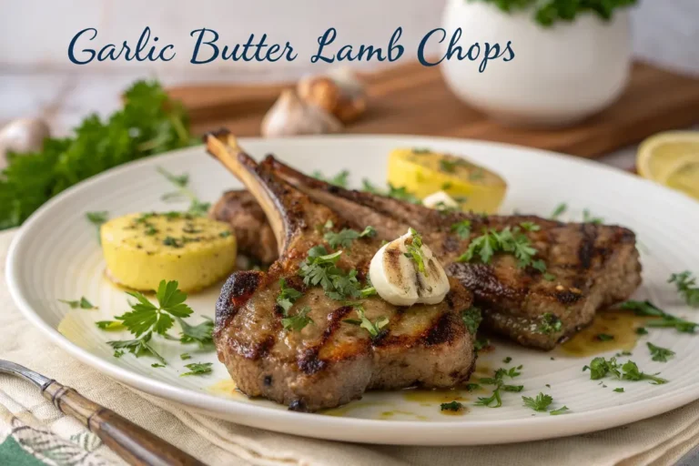 Garlic Butter Lamb Chops