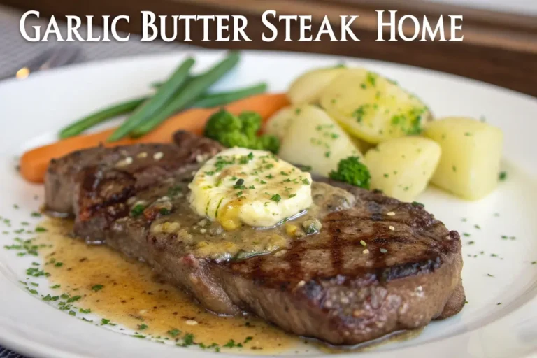 garlic butter steak home