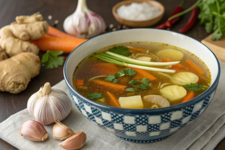 Ginger Garlic Healing Broth
