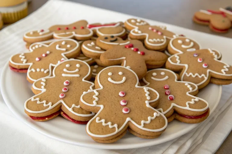 gingerbread men sandwich cookies