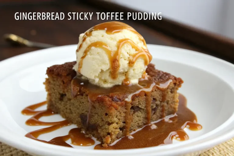 Gingerbread Sticky Toffee Pudding
