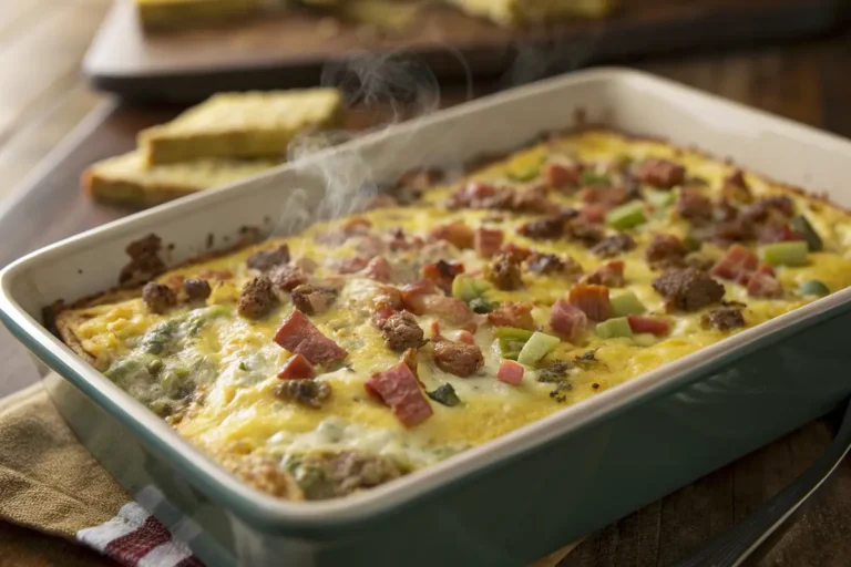 Green Chile Sausage Breakfast Casserole