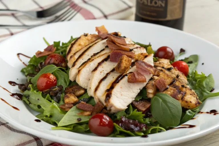 Grilled Chicken Salad with Balsamic Dressing