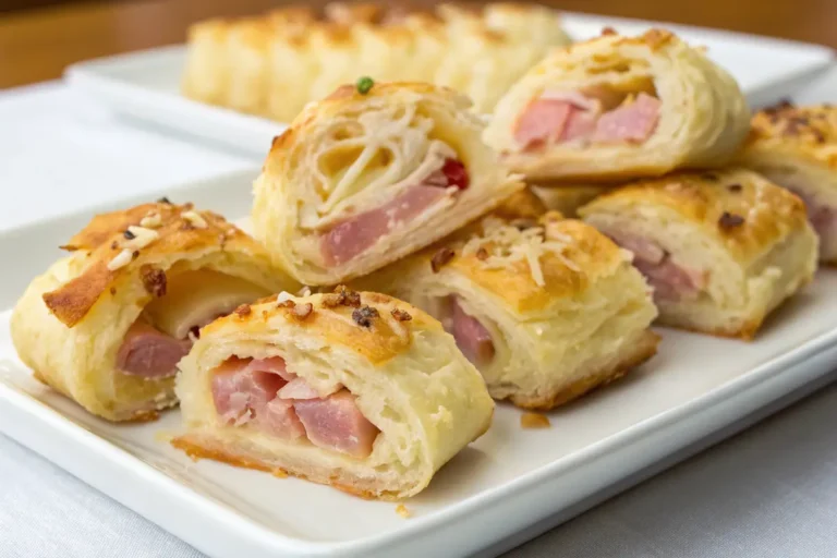 Ham Cheese Puff Pastry Bites