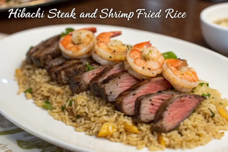 Hibachi Steak and Shrimp Fried Rice