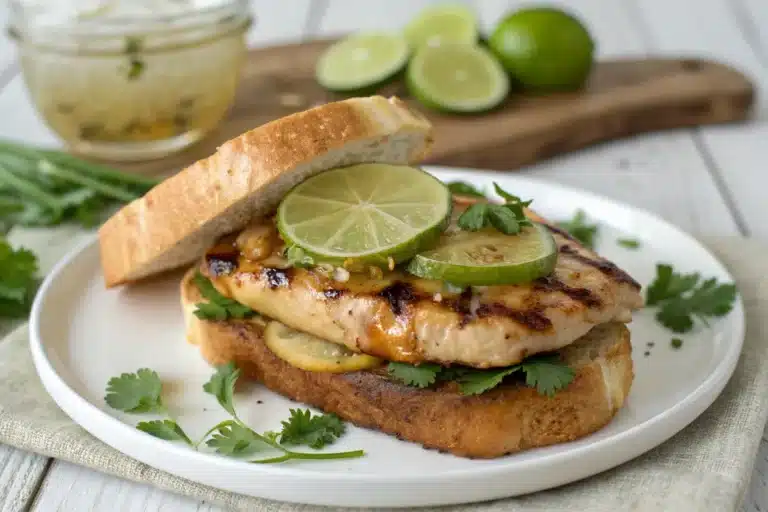 Honey Lime Chicken Sandwich