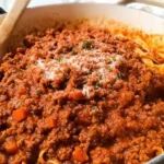 italian bolognese recipe