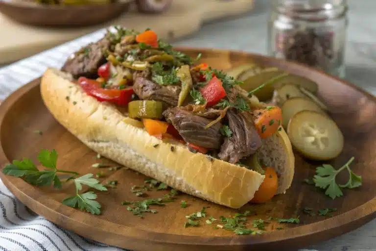 Italian Giardiniera Beef Roast