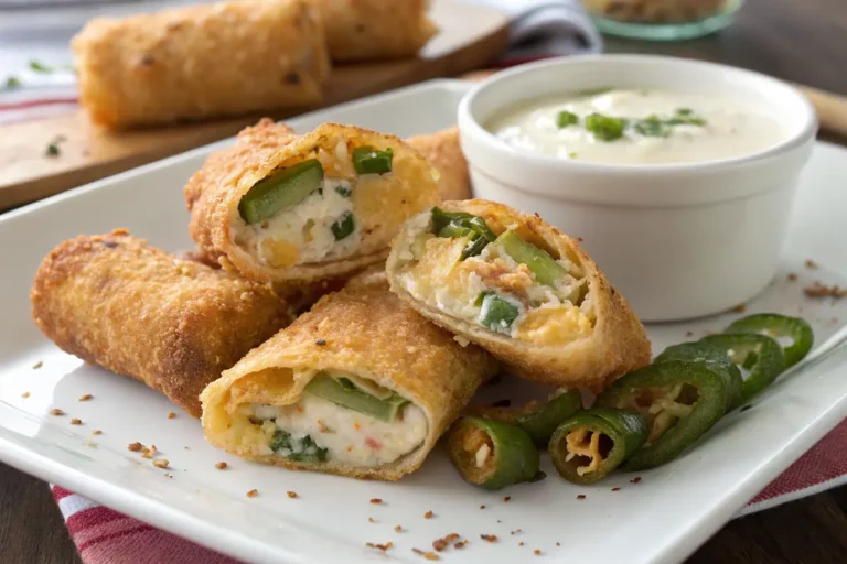 Jalapeño Popper Egg Rolls