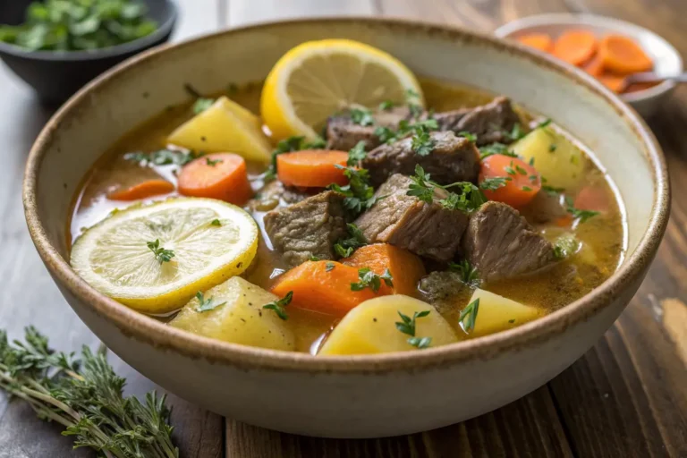 Lemon Herb Beef Stew
