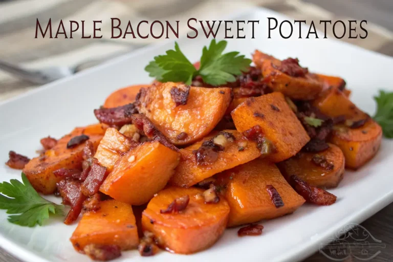 Maple Bacon Sweet Potatoes