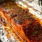 maple salmon dinner