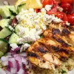 Mediterranean quinoa salad