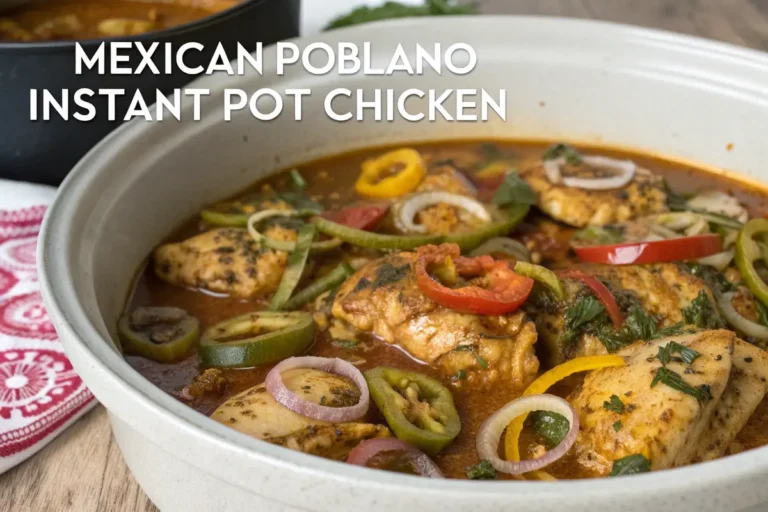mexican poblano instant pot chicken