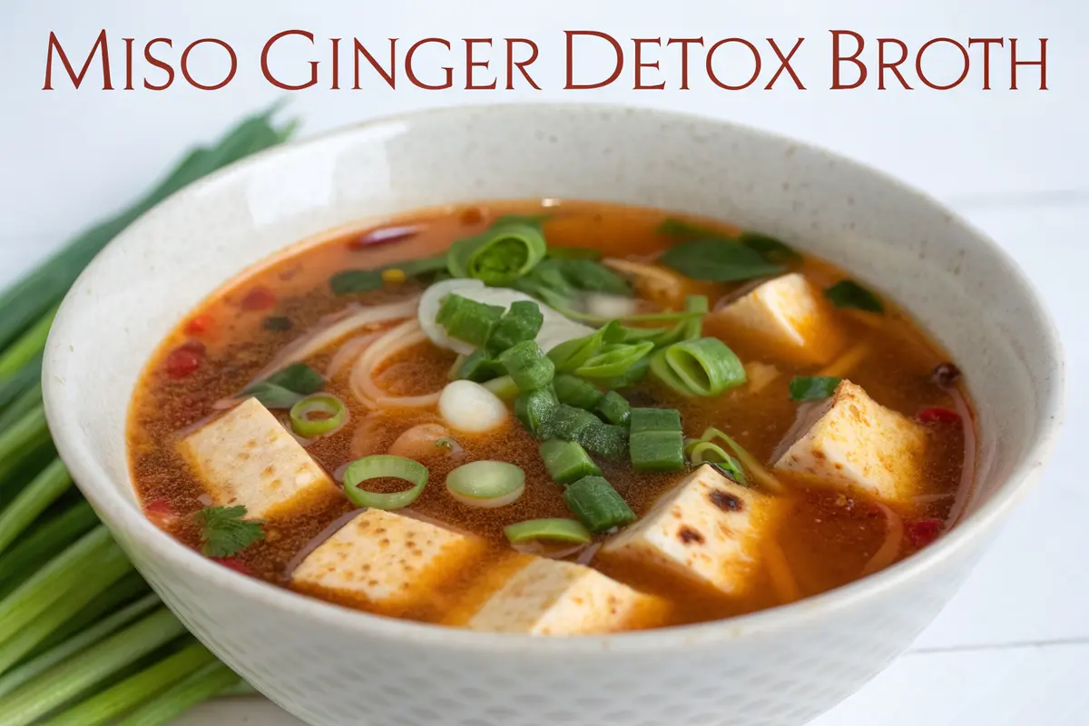Miso Ginger Detox Broth