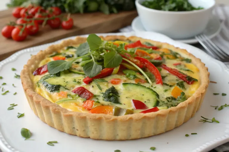 Mixed Vegetable Quiche