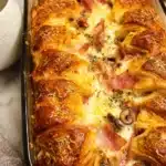 mushroom breakfast bake